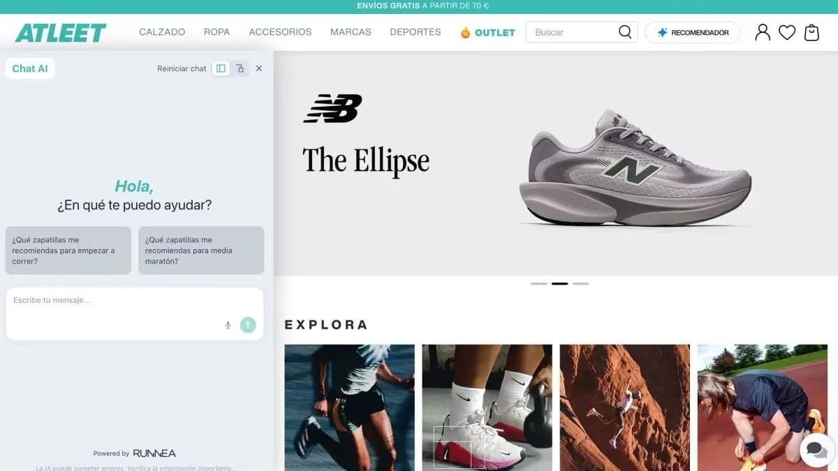 ATLEET aúna deporte e Inteligencia Artificial con el recomendador inteligente de RUNNEA atleet-auna-deporte-e-inteligencia-artificial-con-el-recomendador-inteligente-de-runnea